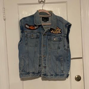 Harley Davidson Jean Jacket Vest